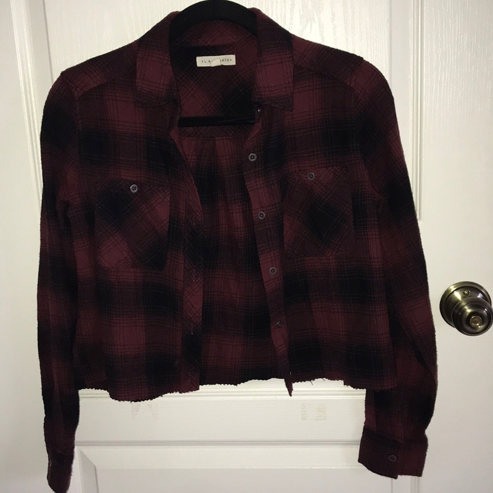 PacSun Cropped Flannel- DELETING LISTING IF NOT SOLD-